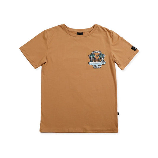 Stay Chill Tee - Brown