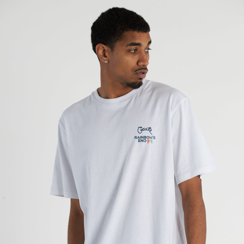 Stratosfear Script T-Shirt - White