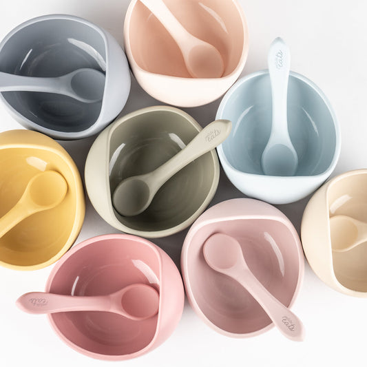 Silicone Baby Suction Bowl & Spoon